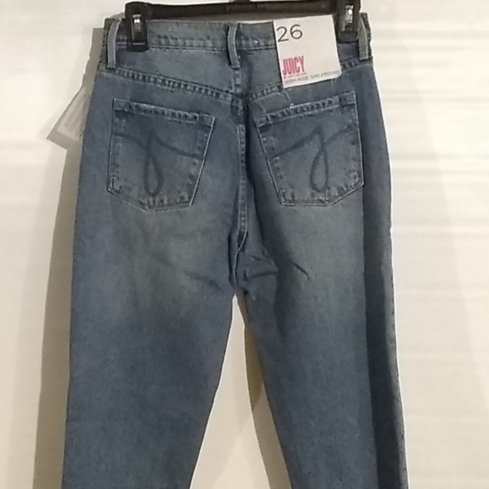 Juicy Couture High Rise Girlfriend Jeans NWT - Picture 6 of 8